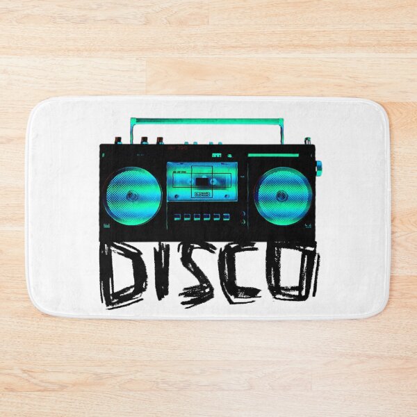 Item preview, Music Vintage Disco Radio for Disco Party designed and sold by badlydrawnbabe.