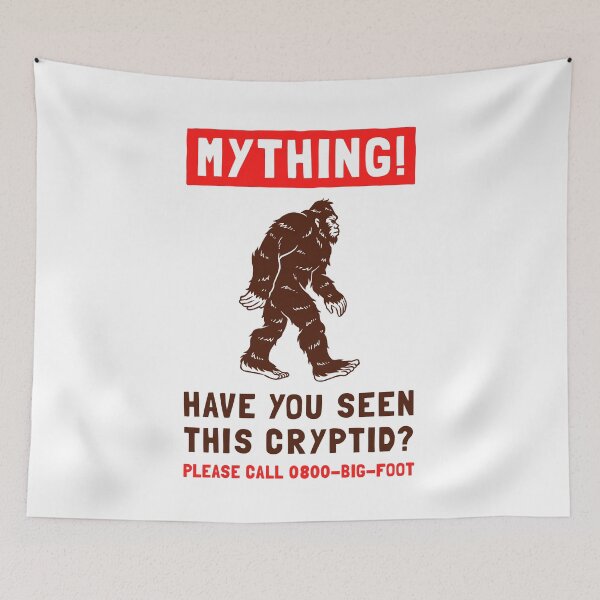 Item preview, Mything! Have You Seen This Cryptid? designed and sold by Yipptee Shirts.