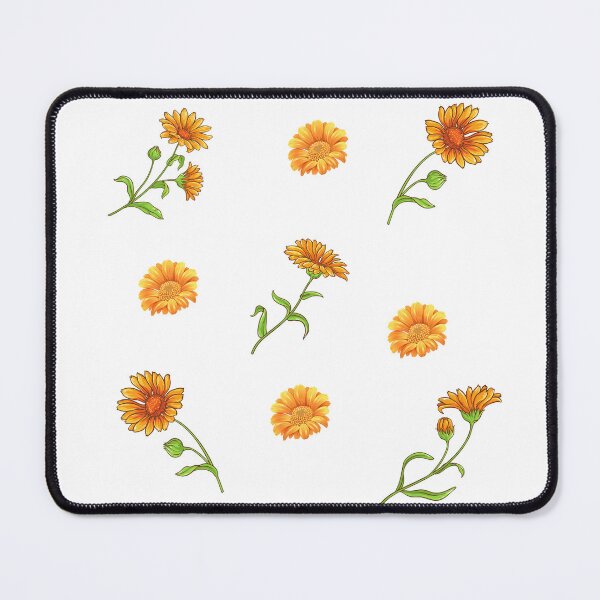 Item preview, Calendula Flowers with Leaves designed and sold by silviaol.