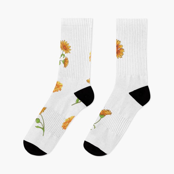 Item preview, Calendula Flowers with Leaves designed and sold by silviaol.