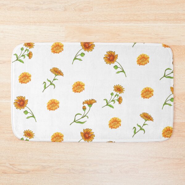Item preview, Calendula Flowers with Leaves designed and sold by silviaol.