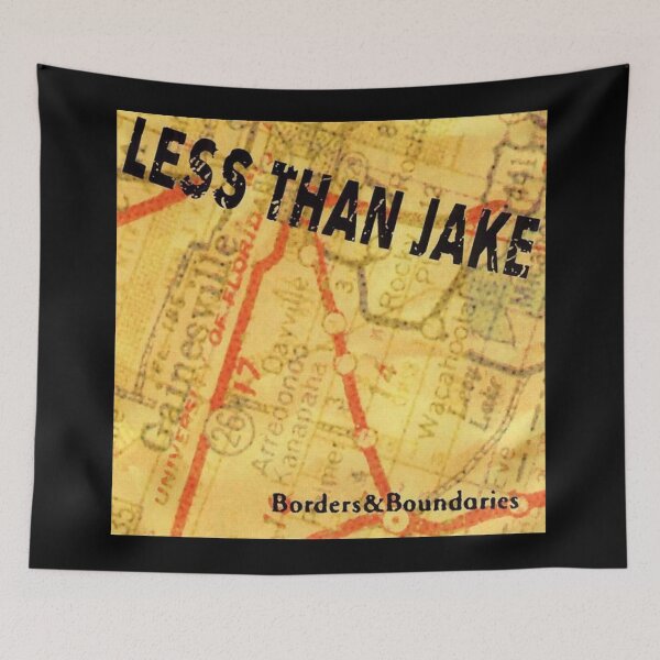 Item preview, Less Than Jake borders boundaries designed and sold by AlbertPresct89.
