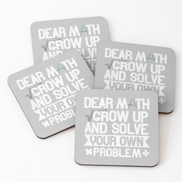 Item preview, Funny Math Quote Dear Math Grow Up Back To School First Day designed and sold by MotooriMinami.