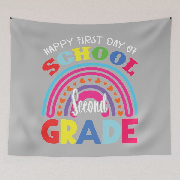 Item preview, Happy First Day Of School Funny Second Grade Teachers Kids designed and sold by MotooriMinami.