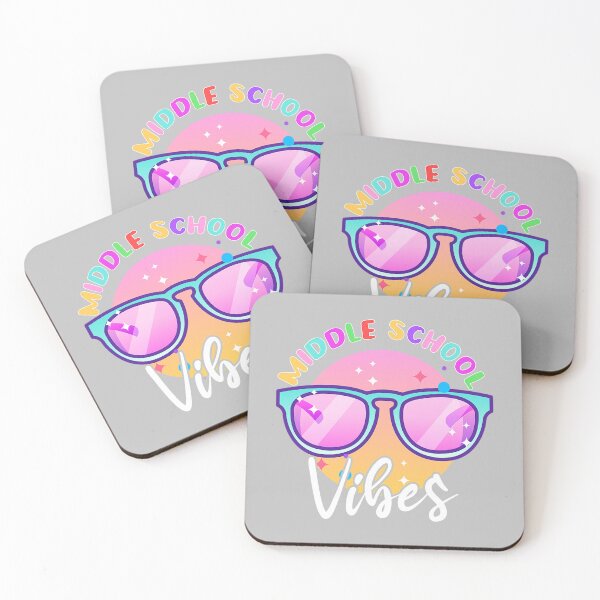 Item preview, Middle School Vibes Back to School Funny Teacher designed and sold by MotooriMinami.