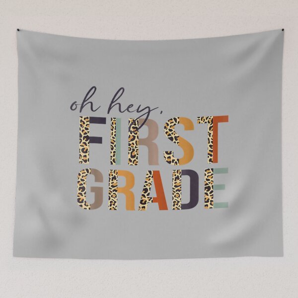 Item preview, Oh Hey First Grade Back to School Leopard Print For Teachers designed and sold by MotooriMinami.