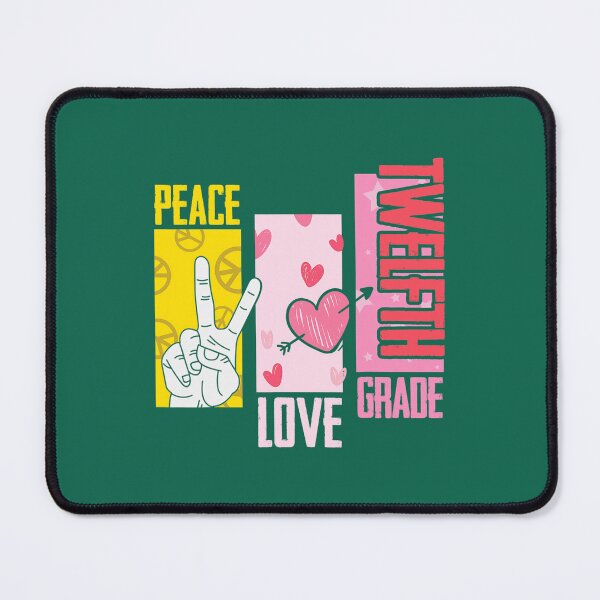 Item preview, Peace Love Twelfth Grade 1st School Day Team 12th Grade designed and sold by MotooriMinami.