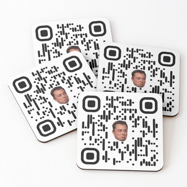 Item preview, In Musk We Trust QR Code  designed and sold by bone  apart.