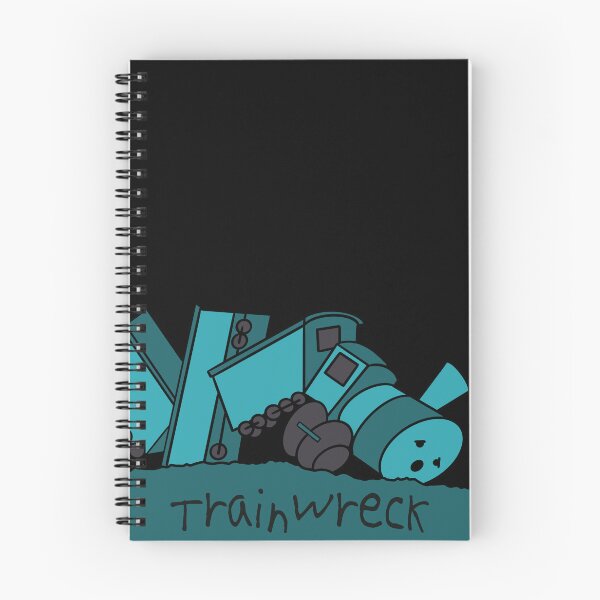 Item preview, Trainwreck Teal designed and sold by FUDup.