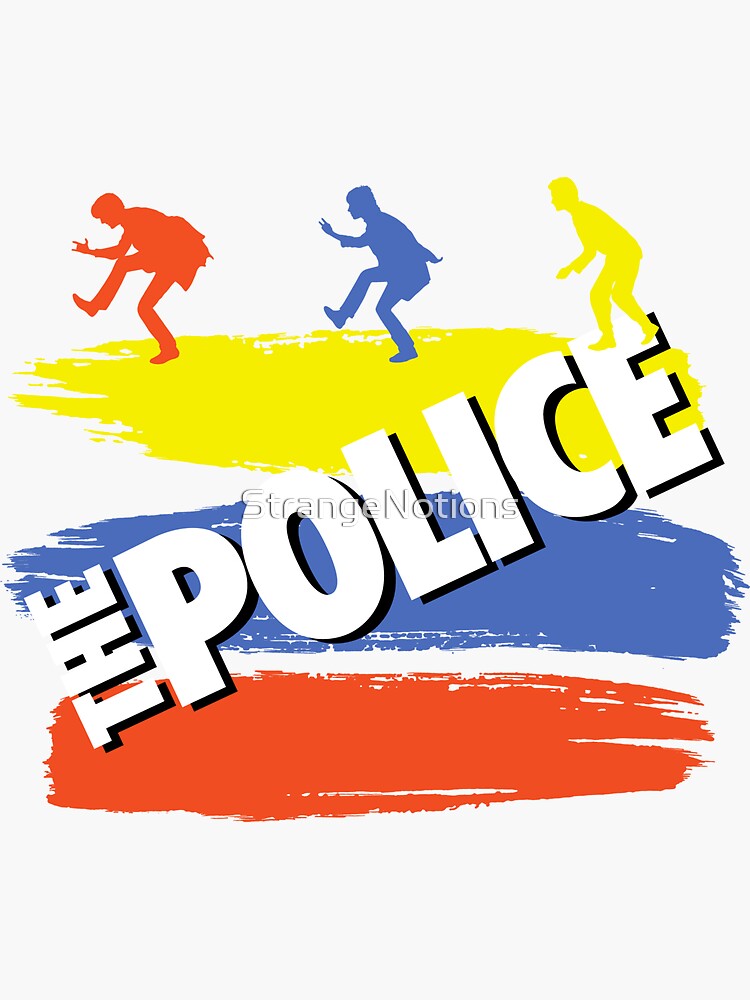 "The Police (Band) 1984 Synchronicity Emblem" Sticker for Sale by