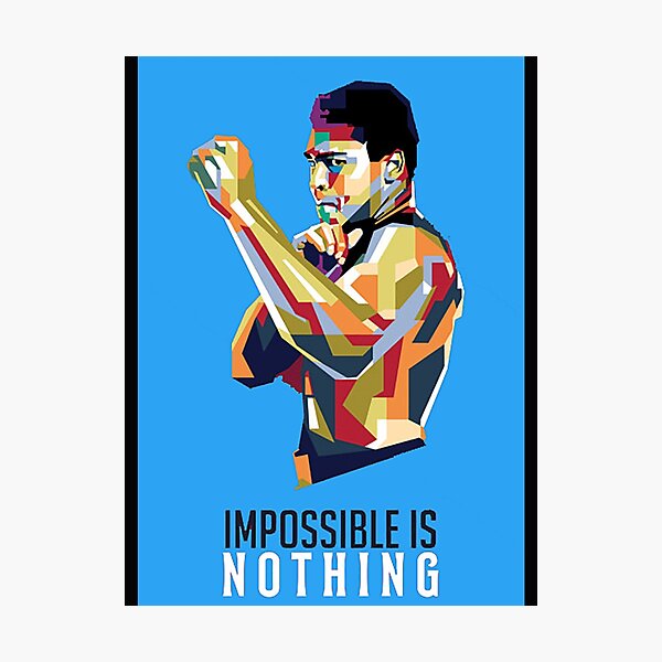 Item preview, Muhammad Ali Nothing Is Impossible designed and sold by trudieyfedith.