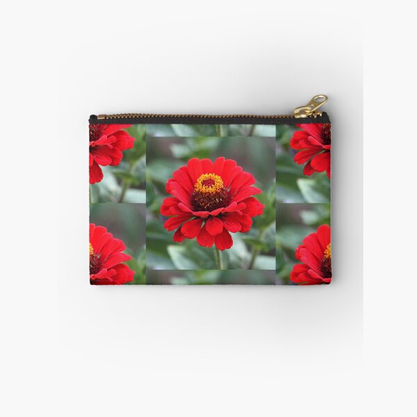 Item preview, Beautiful Vibrant Red Zinnia Flower designed and sold by silviaol.