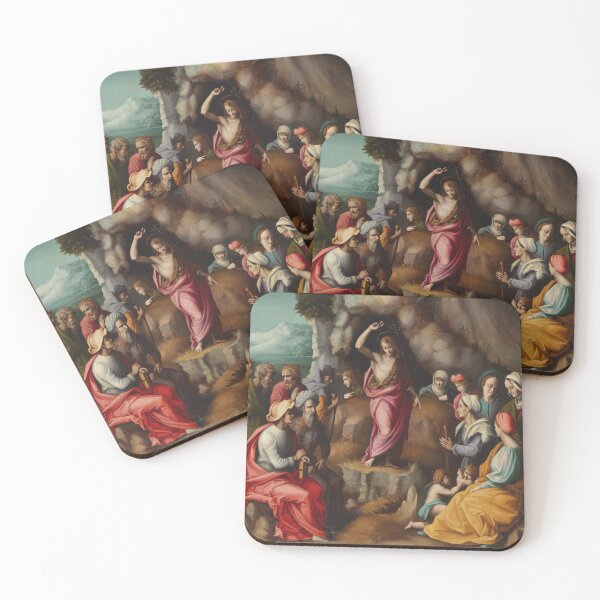 Item preview, The Preaching of Saint John the Baptist | Francesco Ubertini | Renaissance Gospel Biblical Art designed and sold by CJET.