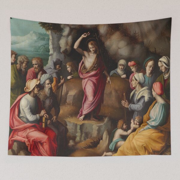 Item preview, The Preaching of Saint John the Baptist | Francesco Ubertini | Renaissance Gospel Biblical Art designed and sold by CJET.