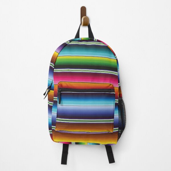 Item preview, Serape Mexican colorful serape blanket vibrant color stripes zarape lines zerape pattern designed and sold by T-Mex.