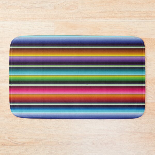 Item preview, Serape Mexican colorful serape blanket vibrant color stripes zarape lines zerape pattern designed and sold by T-Mex.