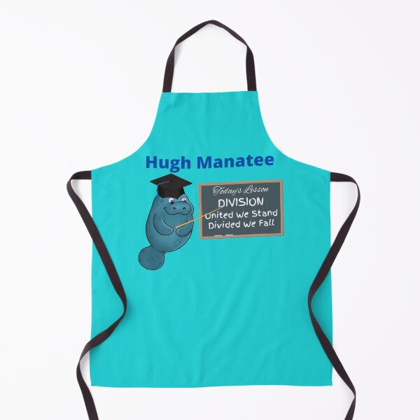 Item preview, Hugh Manatee United We Stand Divided We Fall Blue Letters designed and sold by podguy.
