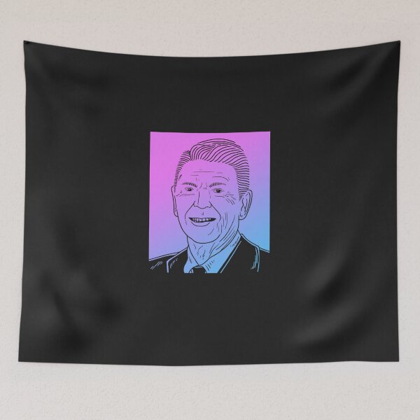 Aperçu de l'œuvre Années 80 Rétro Vintage Ronald Reagan Essential E créée et vendue par rippeegnsc.