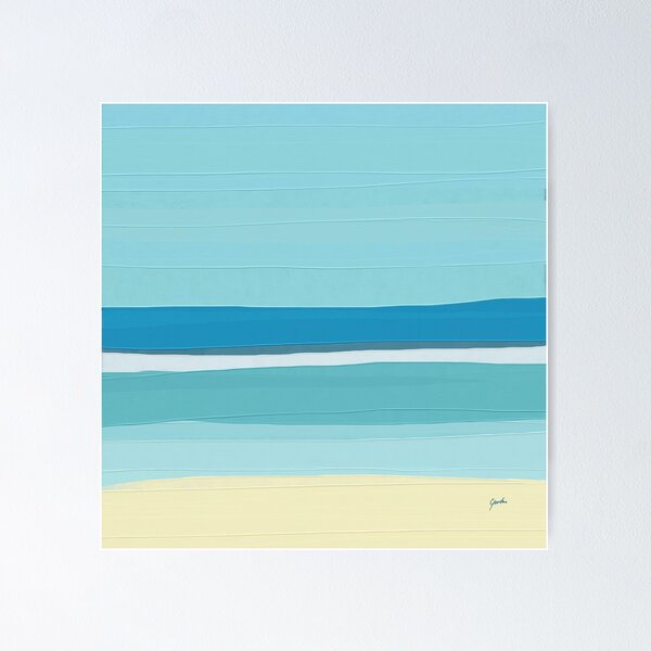 Item preview, Cool Sunny Abstract Sand Surfing Beach Landscape designed and sold by Art by  Gordan P. Junior.