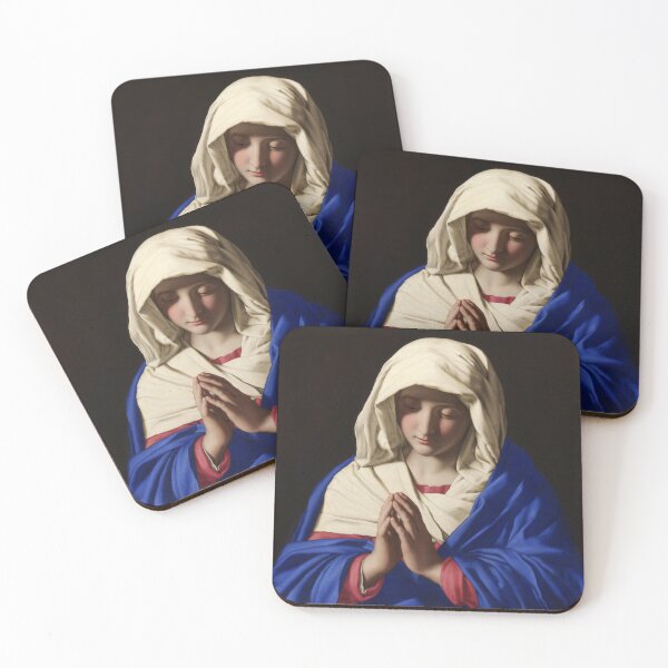 Item preview, The Virgin in Prayer | Giovanni Battista Salvi | 1640 Renaissance Christian Art designed and sold by CJET.