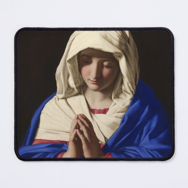 Item preview, The Virgin in Prayer | Giovanni Battista Salvi | 1640 Renaissance Christian Art designed and sold by CJET.