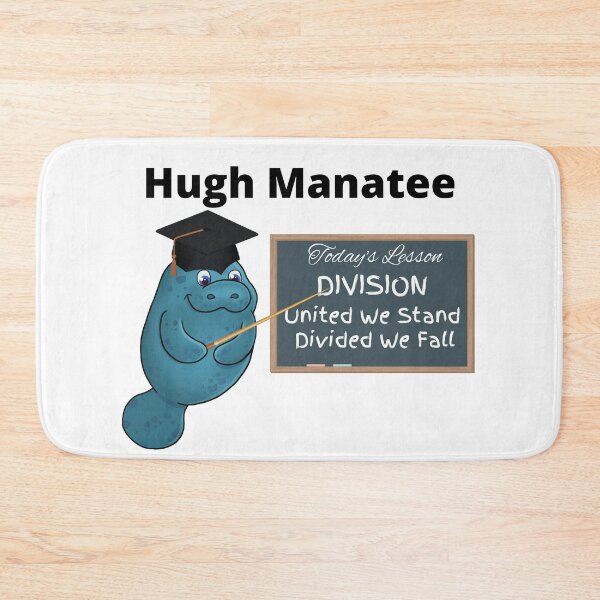 Item preview, Hugh Manatee United We Stand Divided We Fall Black Letters designed and sold by podguy.
