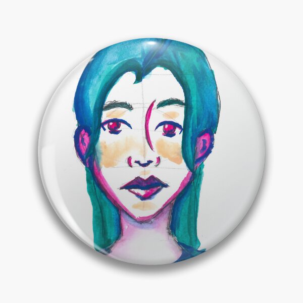 Item preview, Teal Hair Portrait designed and sold by Marlo Duong.