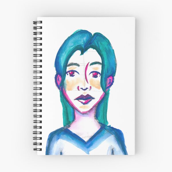 Item preview, Teal Hair Portrait designed and sold by Marlo Duong.