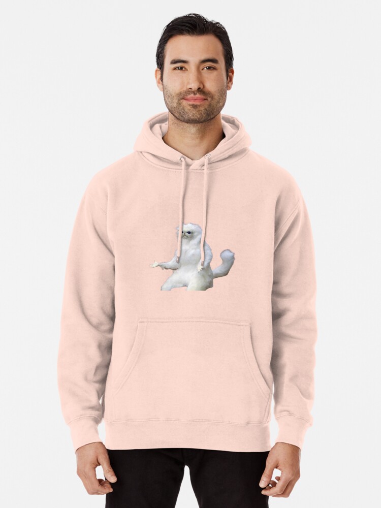 Sudadera con capucha for Sale con la obra «mono blanco meme mono gracioso  amantes de los memes» de Karim Belfodil