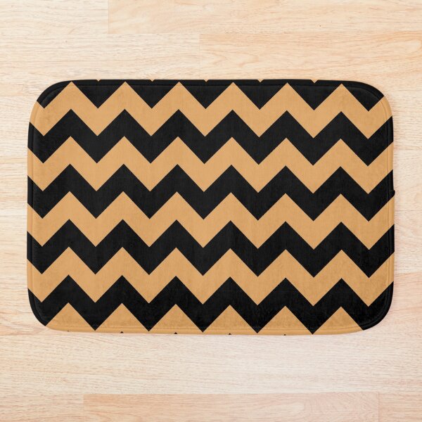Item preview, Chevron Black and orange designed and sold by ChantalDesign.