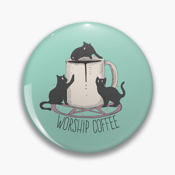Item preview, Worship coffee kittens designed and sold by Jess.a.creates.