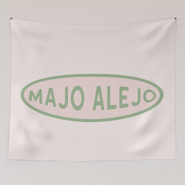 Item preview, Majo Alejo - Pink & Green designed and sold by danielalorenzo.