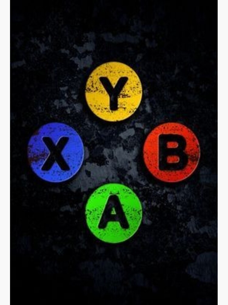 "xbox controller letters neon colors" Sticker for Sale by 1stPPlayer