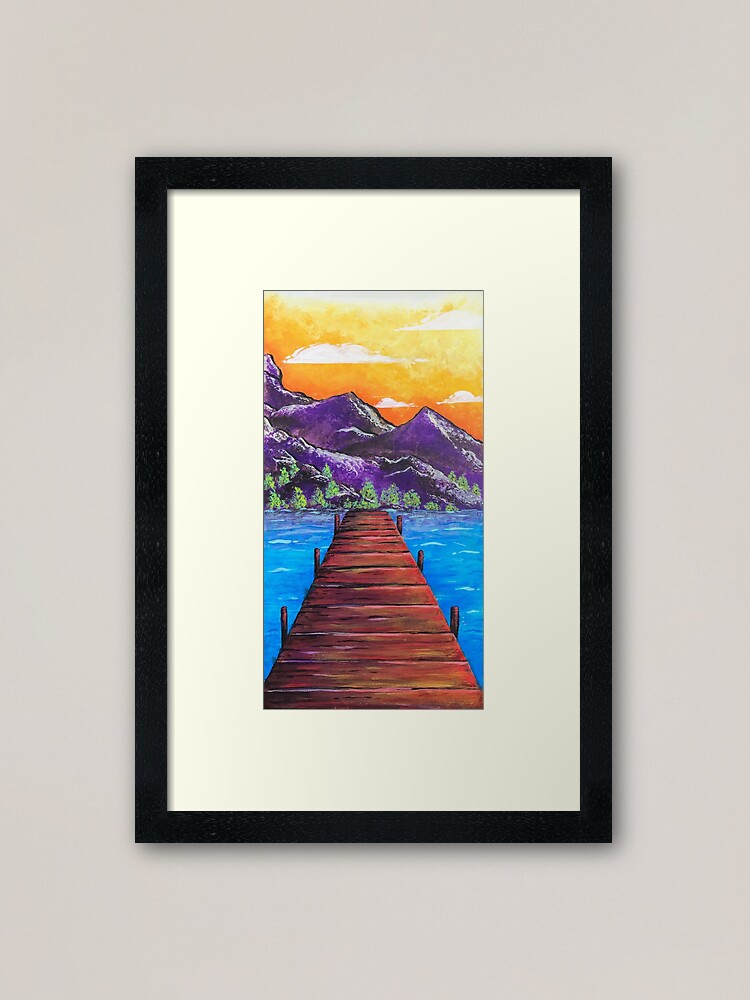 Alternate view of Our Walk Continues On Framed Art Print