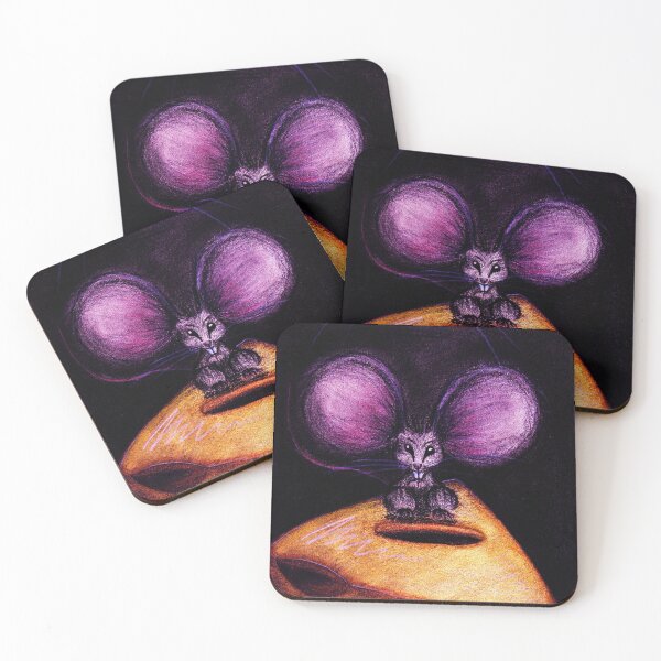 Item preview, Cat and Mouse on Swiss Cheese designed and sold by Nalinne Jones.