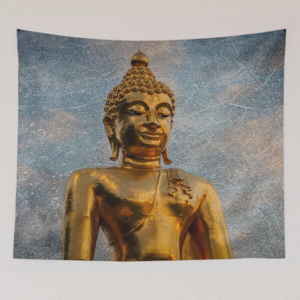 Item preview, Golden Buddha statue designed and sold by Kevin Hellon.