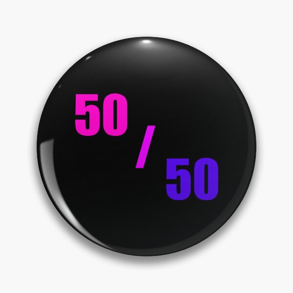 Item preview, 50 50 Bisexual designed and sold by YannZuber.
