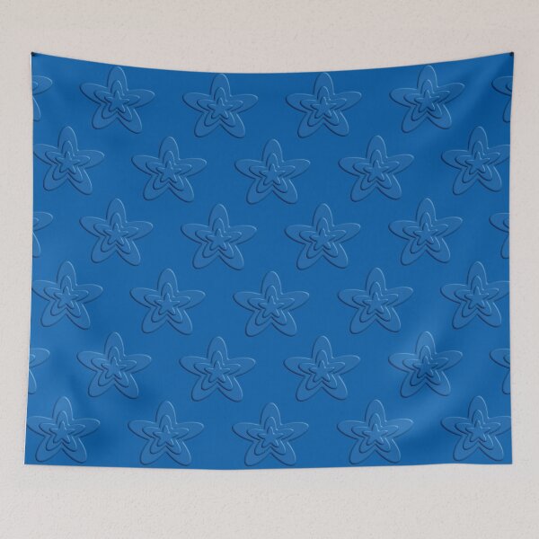 Item preview, 3D Stars Cobalt Blue Background designed and sold by burbankdesigns.