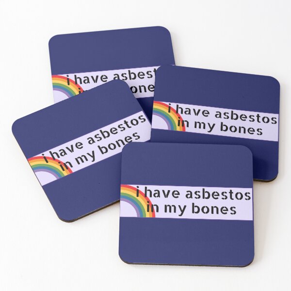 Item preview, I Have Asbestos In My Bones designed and sold by Pink Ribbon.