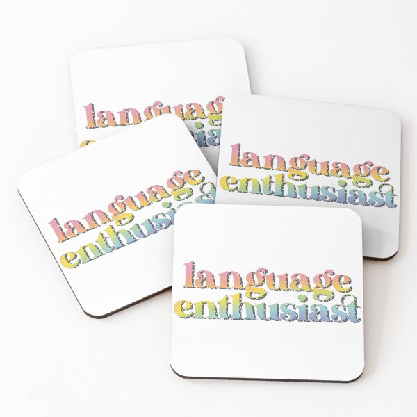 Item preview, Language Enthusiast Sparkles designed and sold by Meredith Spielman.