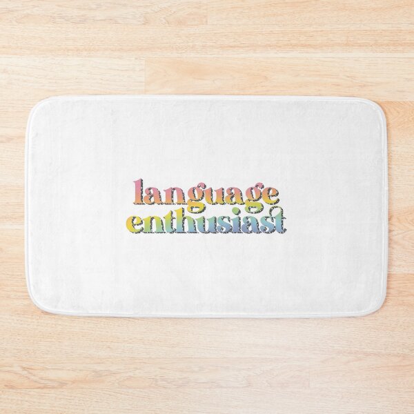 Item preview, Language Enthusiast Sparkles designed and sold by Meredith Spielman.