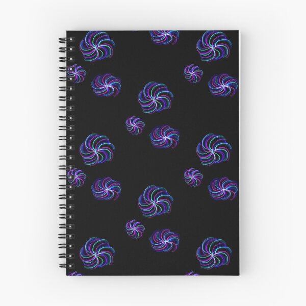 Item preview, Spiral Firework Flowers designed and sold by MidnightRain.