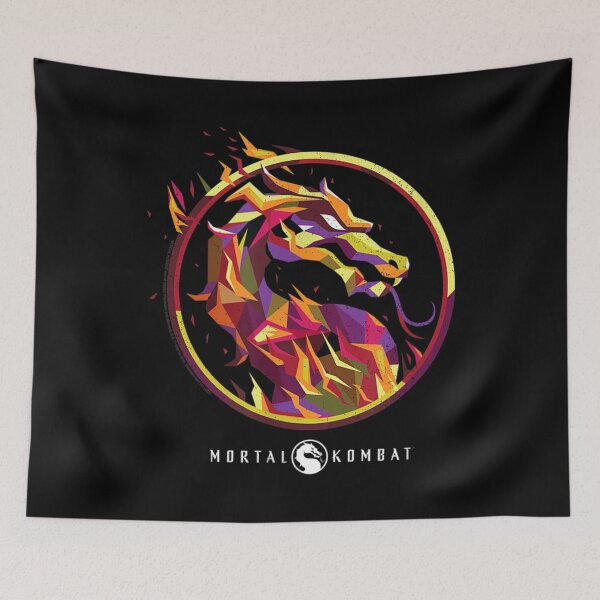 Item preview, Mortal Kombat Low Poly Logo  designed and sold by HeatherRiveraa.