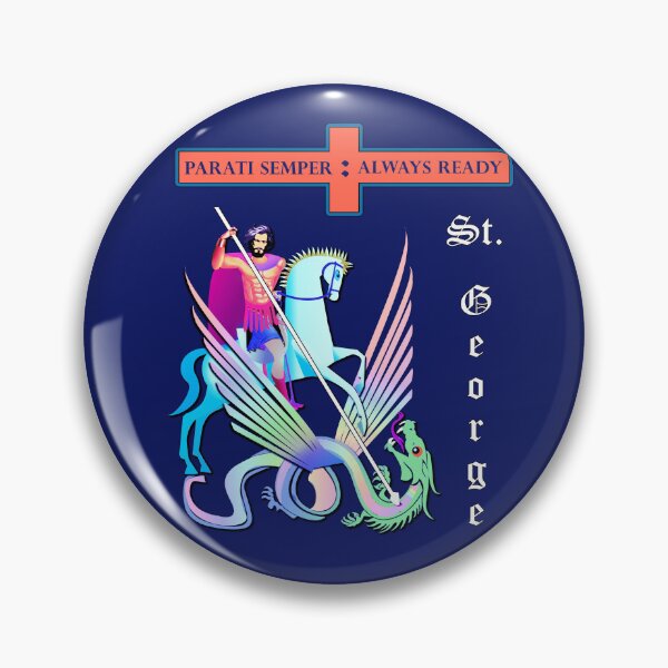 Item preview, Saint George Motto: Parati Semper designed and sold by Sanctum Icons.