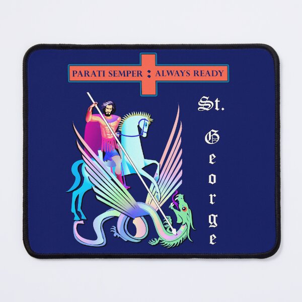 Item preview, Saint George Motto: Parati Semper designed and sold by Sanctum Icons.