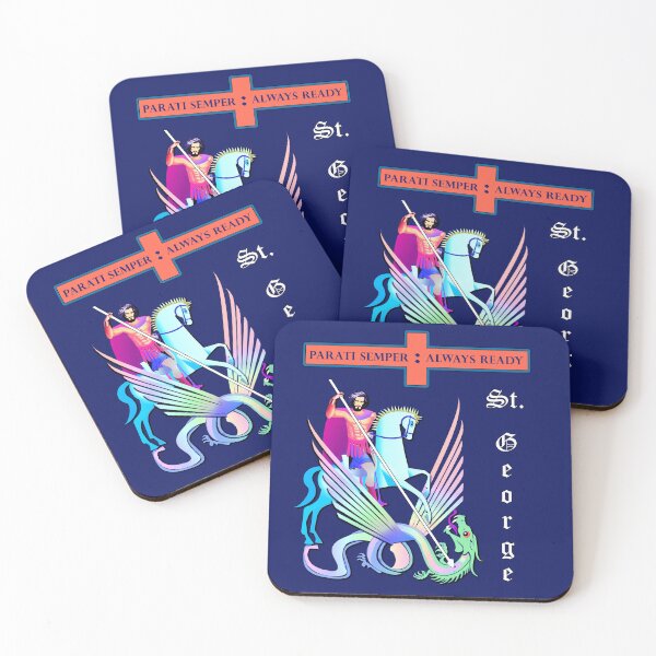 Item preview, Saint George Motto: Parati Semper designed and sold by Sanctum Icons.