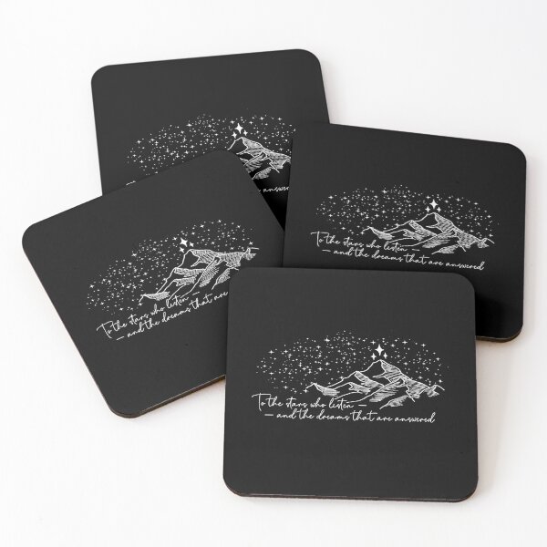 Item preview, ACOTAR to the stars quote white designed and sold by baranskini.