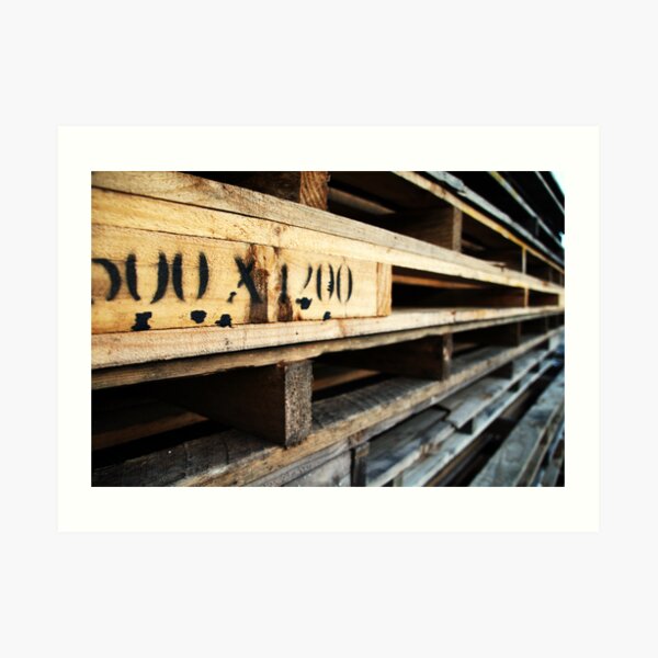Crates Art Print