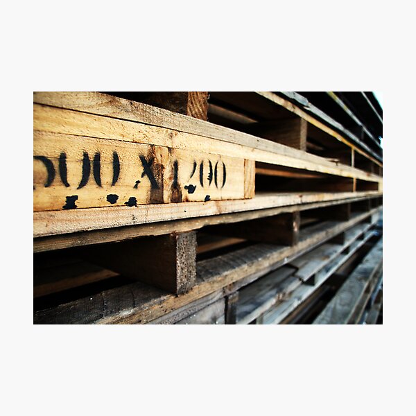 Crates Photographic Print