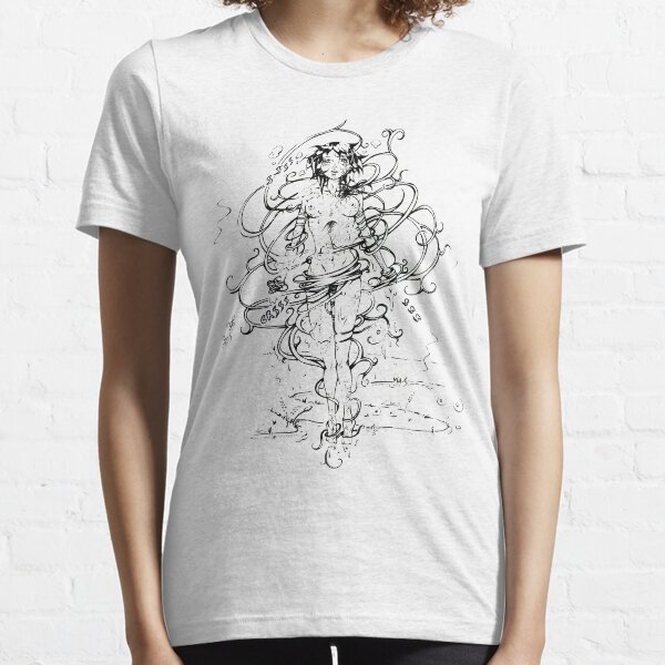 Transformation jeune fille fleur T-shirt essentiel